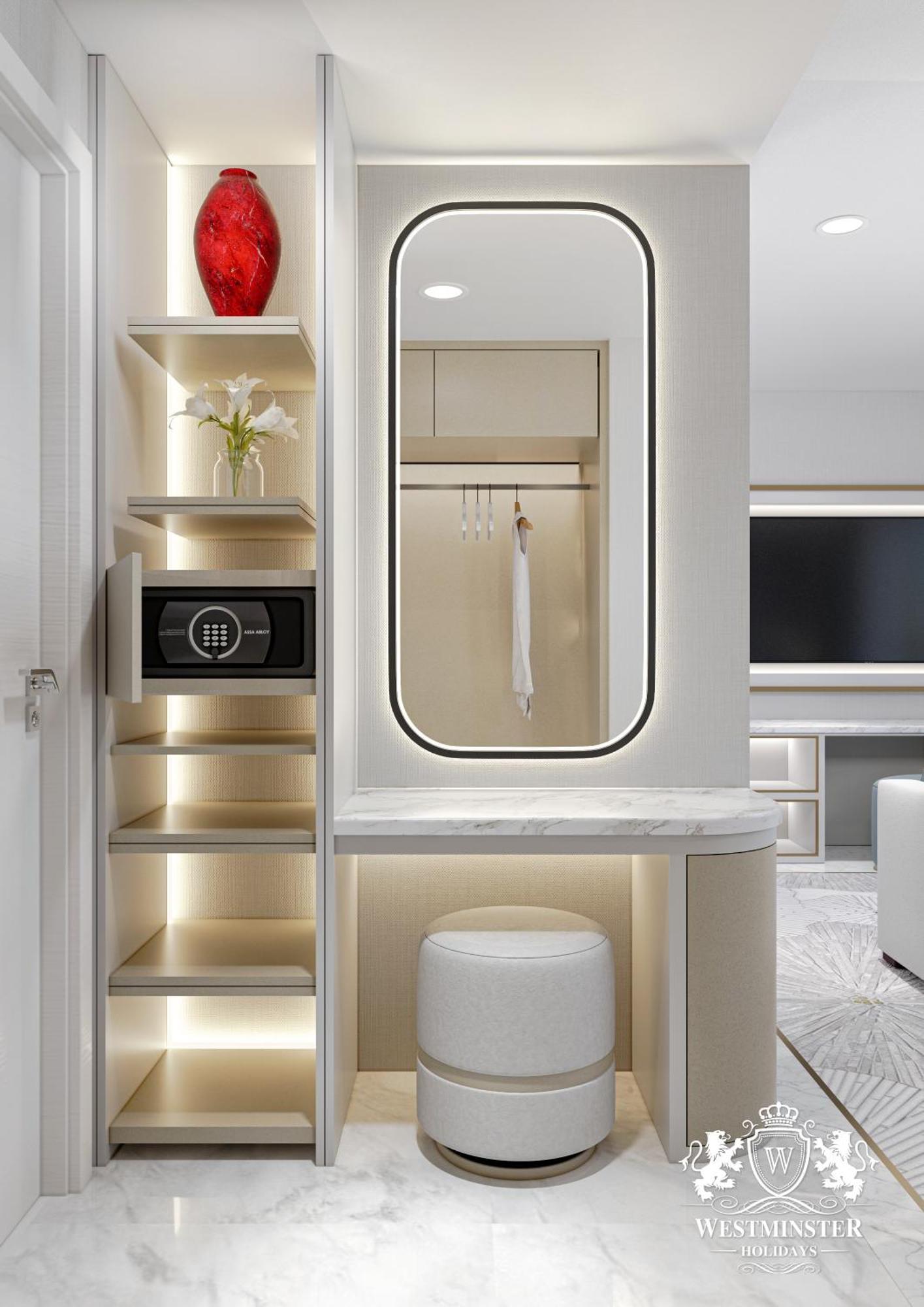 Westminster Dubai Mall 外观 照片 A safe in a hotel room
